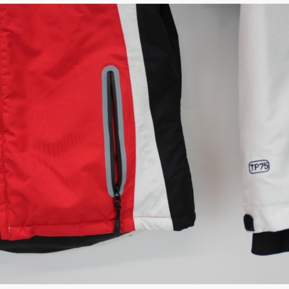 COPY - Youth Trespass Ski Jacket Red & White Size Large - Picture 6 of 8